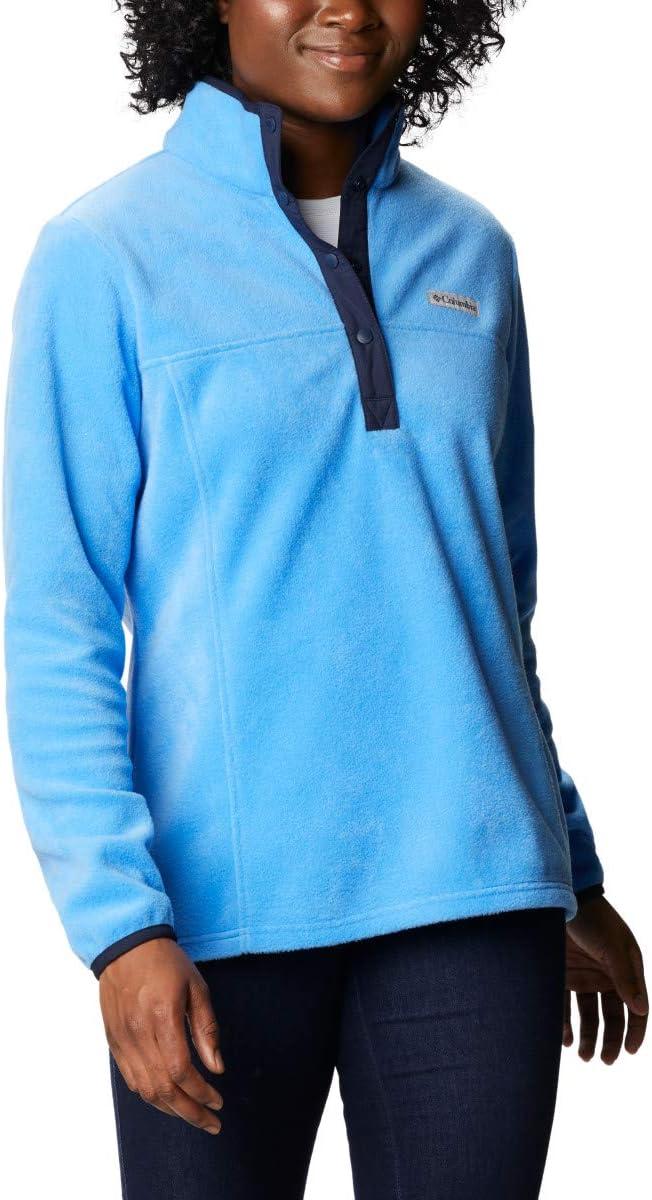imageColumbia Womens Benton Springs Half Snap II Pull Over Fleece Jacket Dark StoneCanoeVintage Blue 3XHarbor BlueDk Nocturnal