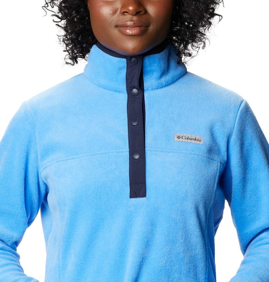 imageColumbia Womens Benton Springs Half Snap II Pull Over Fleece Jacket Dark StoneCanoeVintage Blue 3XHarbor BlueDk Nocturnal