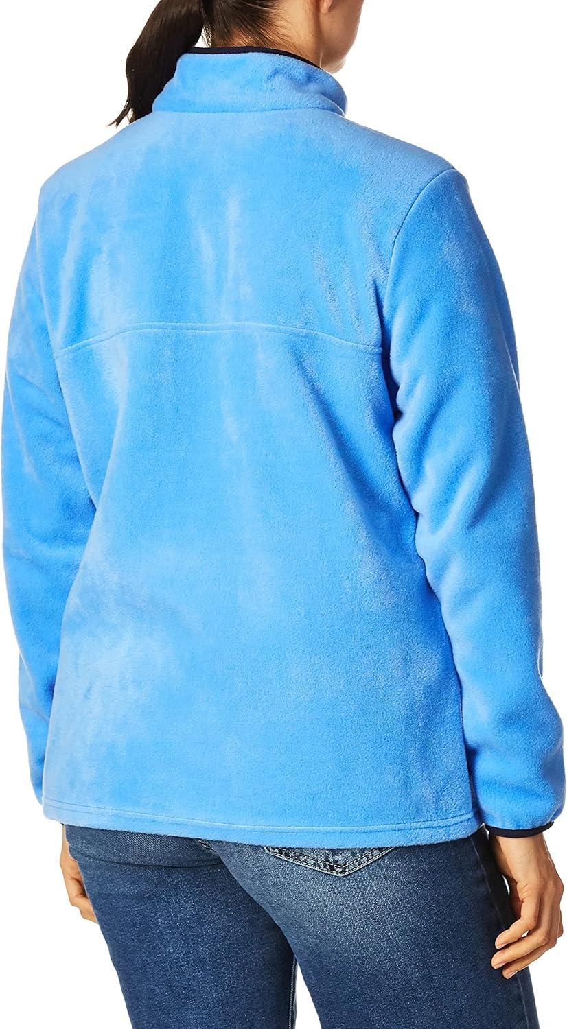 imageColumbia Womens Benton Springs Half Snap II Pull Over Fleece Jacket Dark StoneCanoeVintage Blue 3XHarbor BlueDk Nocturnal