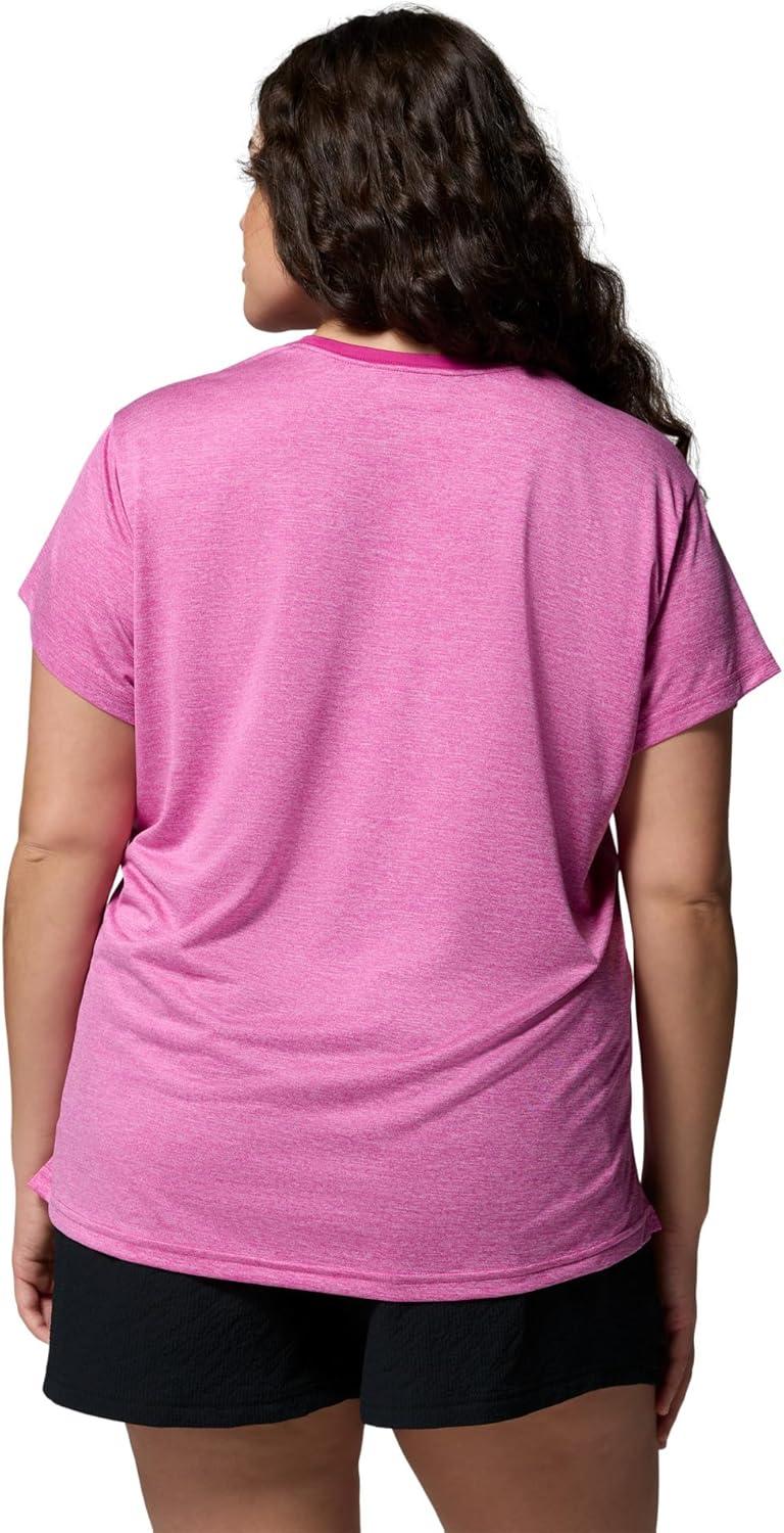 imageColumbia Womens Bluevista Hill Short Sleeve CrewFuchsia Heather