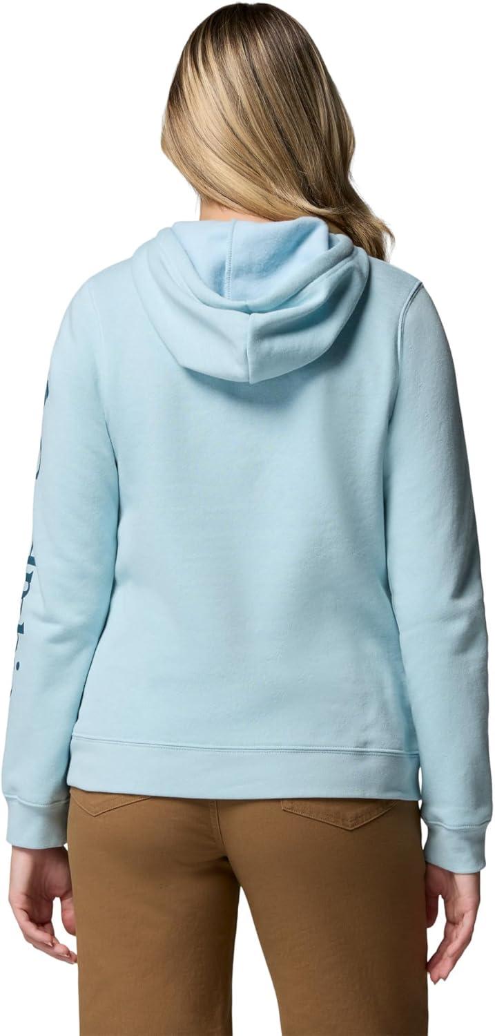 imageColumbia Womens Columbia Trek Graphic HoodieMarine LightGem Columbia Sleeve