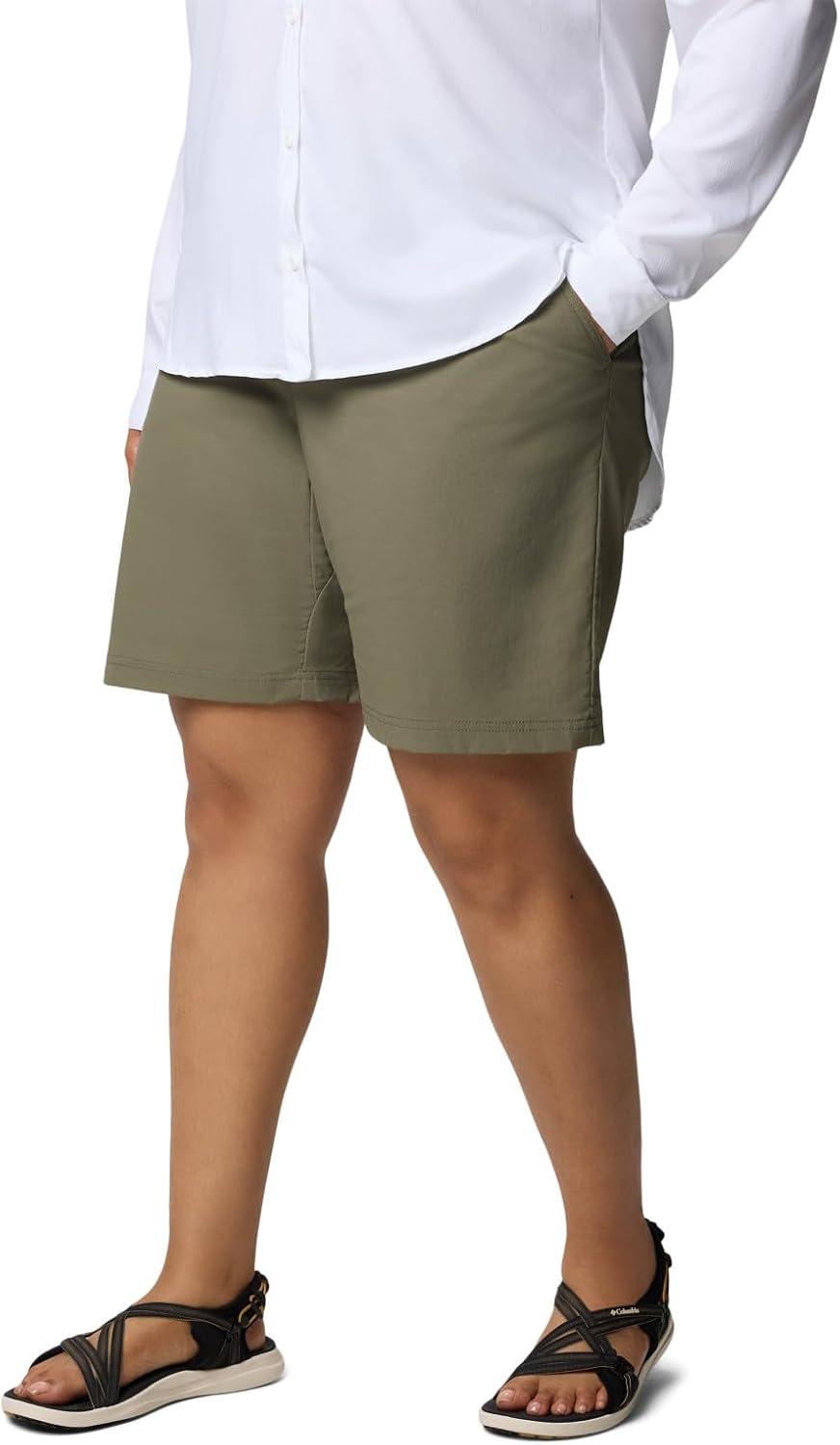 imageColumbia Womens Leslie Falls Long Short IIStone Green