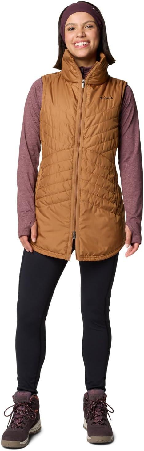 imageColumbia Womens Mix It Around Long Vest IICamel Brown