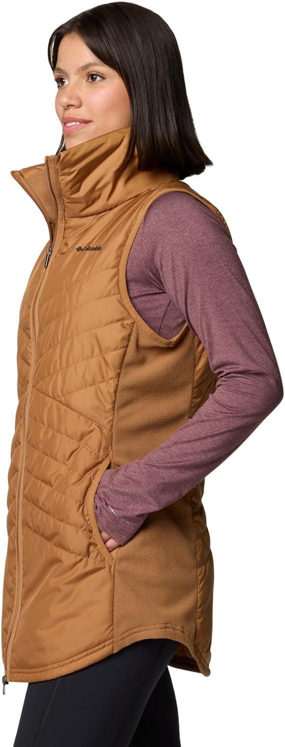 imageColumbia Womens Mix It Around Long Vest IICamel Brown