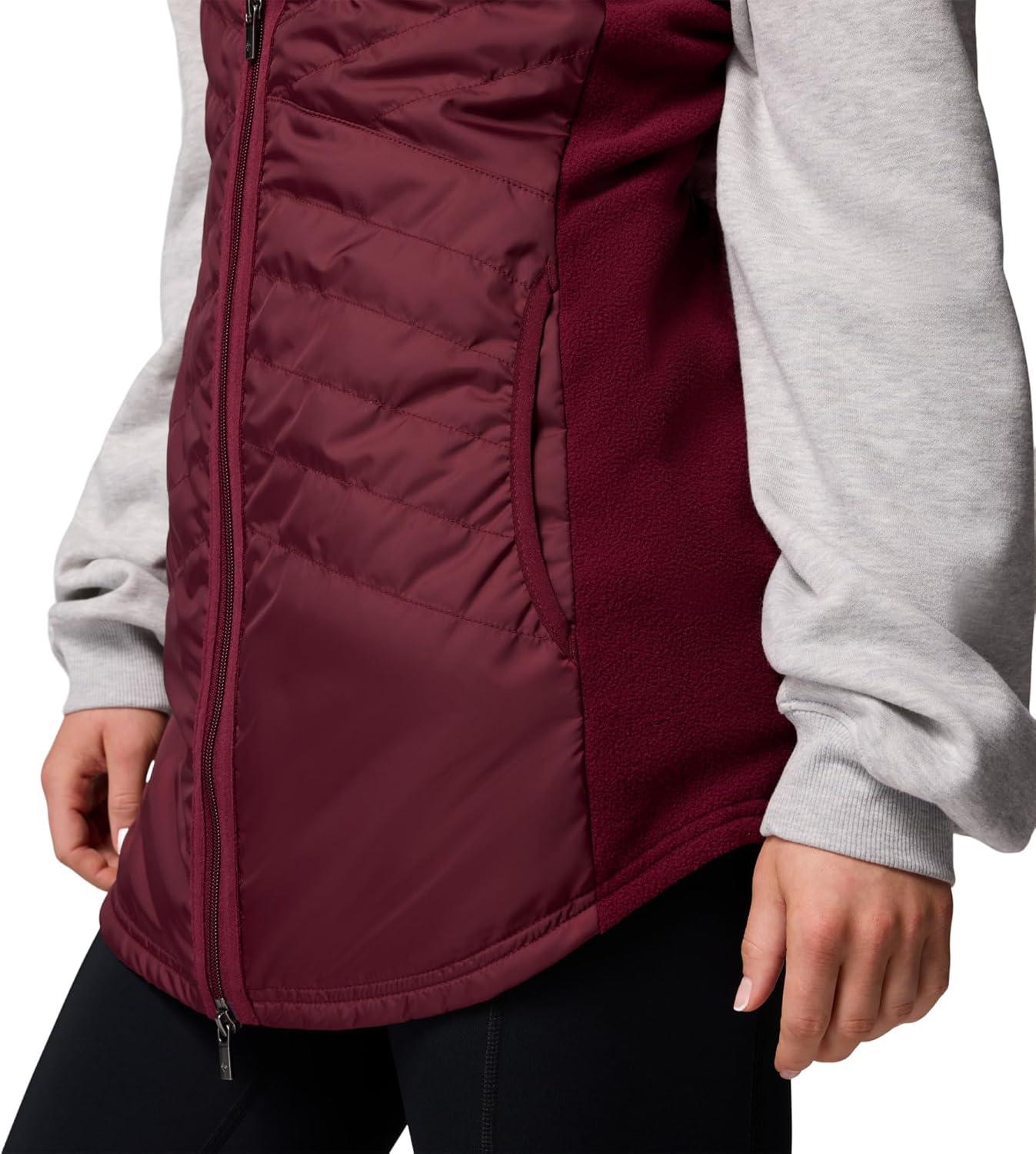 imageColumbia Womens Mix It Around Long Vest IIRich Wine