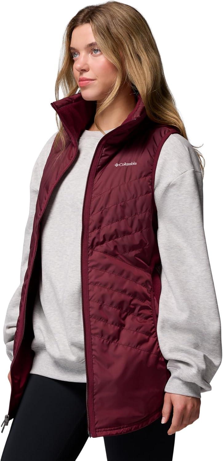 imageColumbia Womens Mix It Around Long Vest IIRich Wine