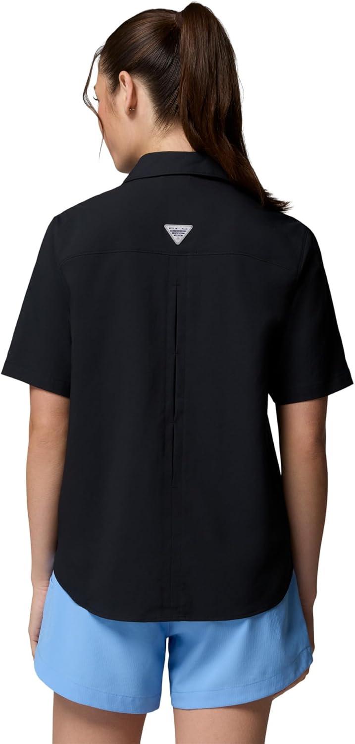 imageColumbia Womens PFG Castback Woven Short SleeveBlack