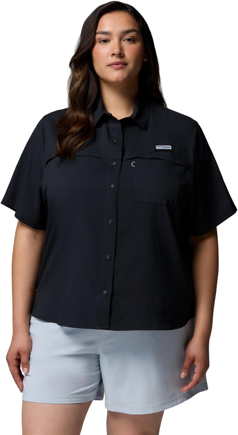 imageColumbia Womens PFG Castback Woven Short SleeveBlack