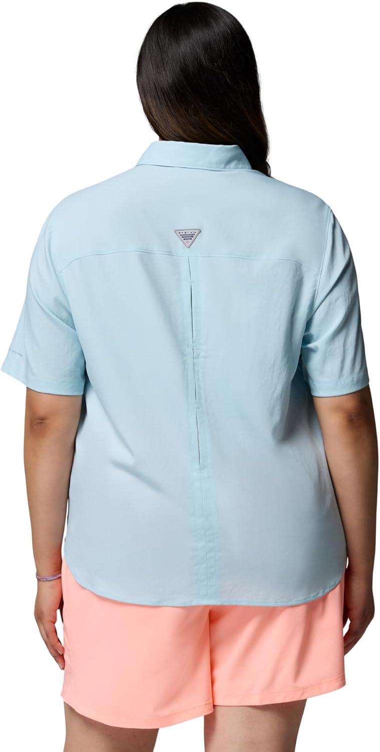 imageColumbia Womens PFG Castback Woven Short SleeveMarine Light