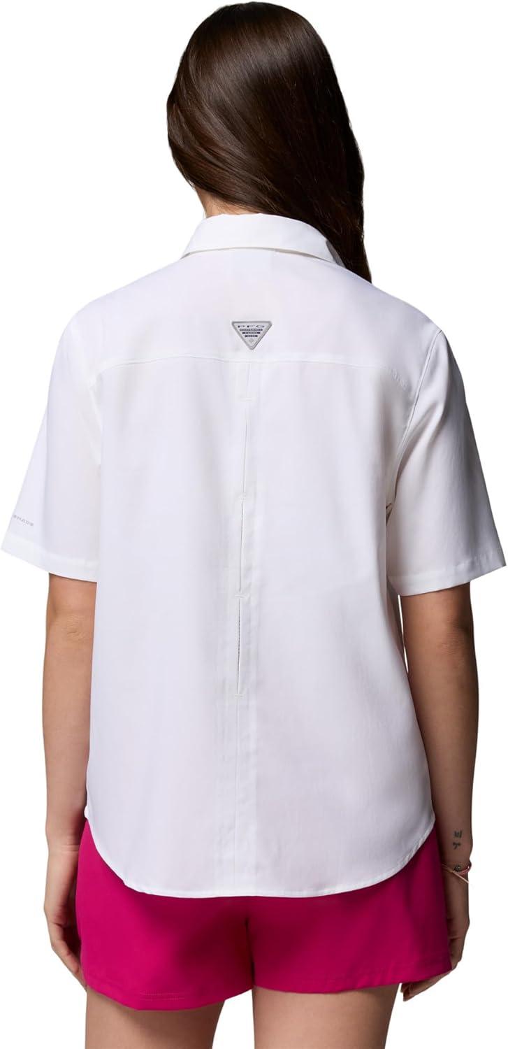 imageColumbia Womens PFG Castback Woven Short SleeveWhite