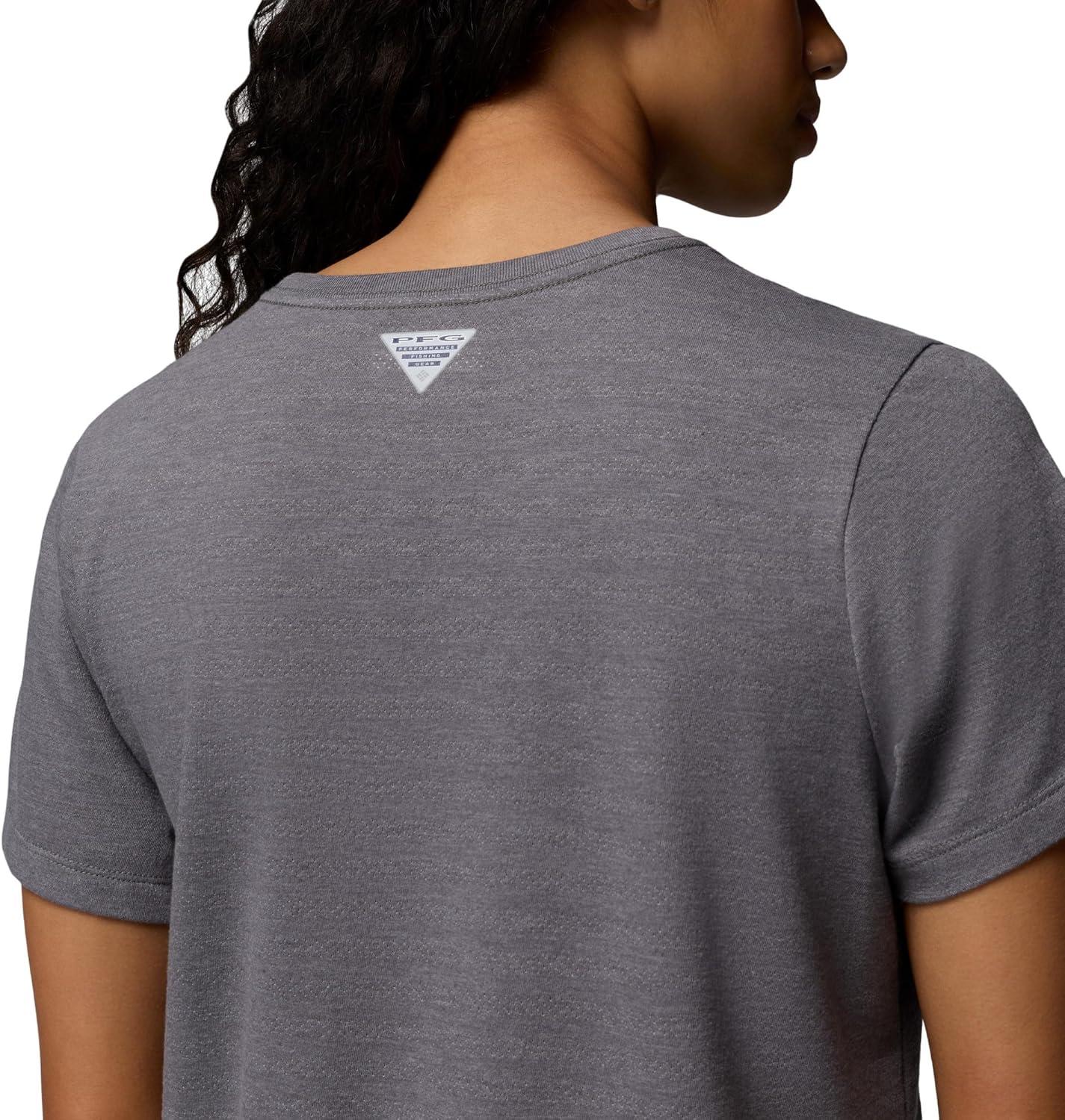 imageColumbia Womens PFG Freezer Short Sleeve TeeCity Grey
