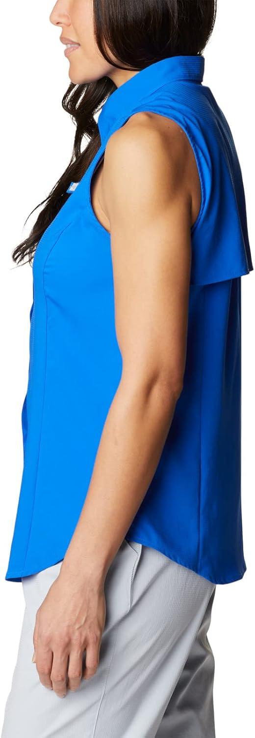 imageColumbia Womens PFG Tamiami Sleeveless ShirtBlue Macaw