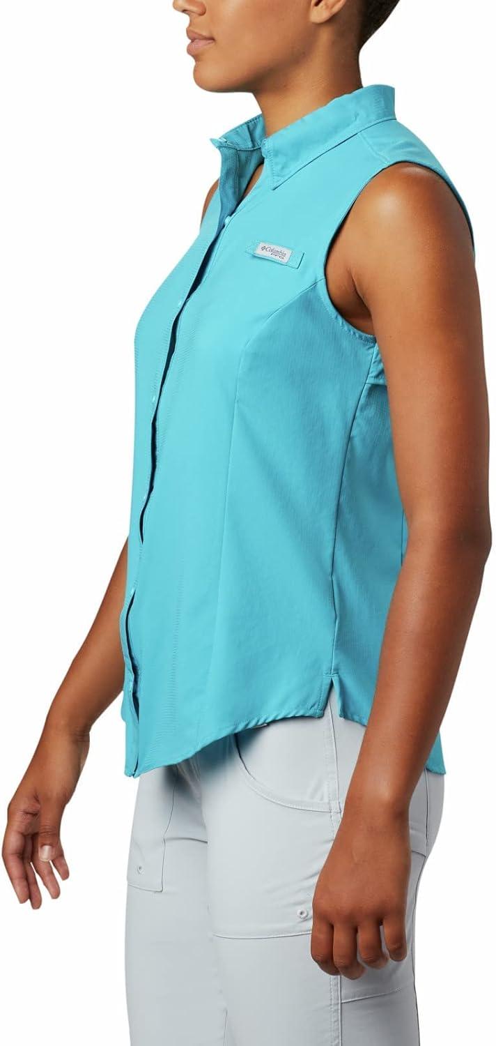 imageColumbia Womens PFG Tamiami Sleeveless ShirtClear Water