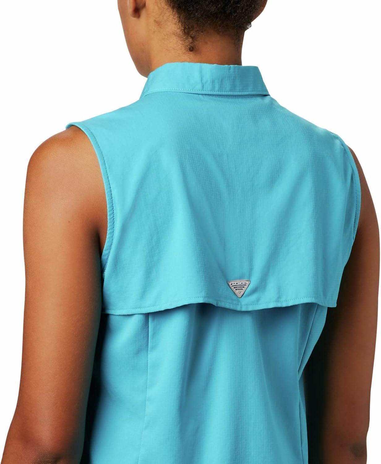 imageColumbia Womens PFG Tamiami Sleeveless ShirtClear Water