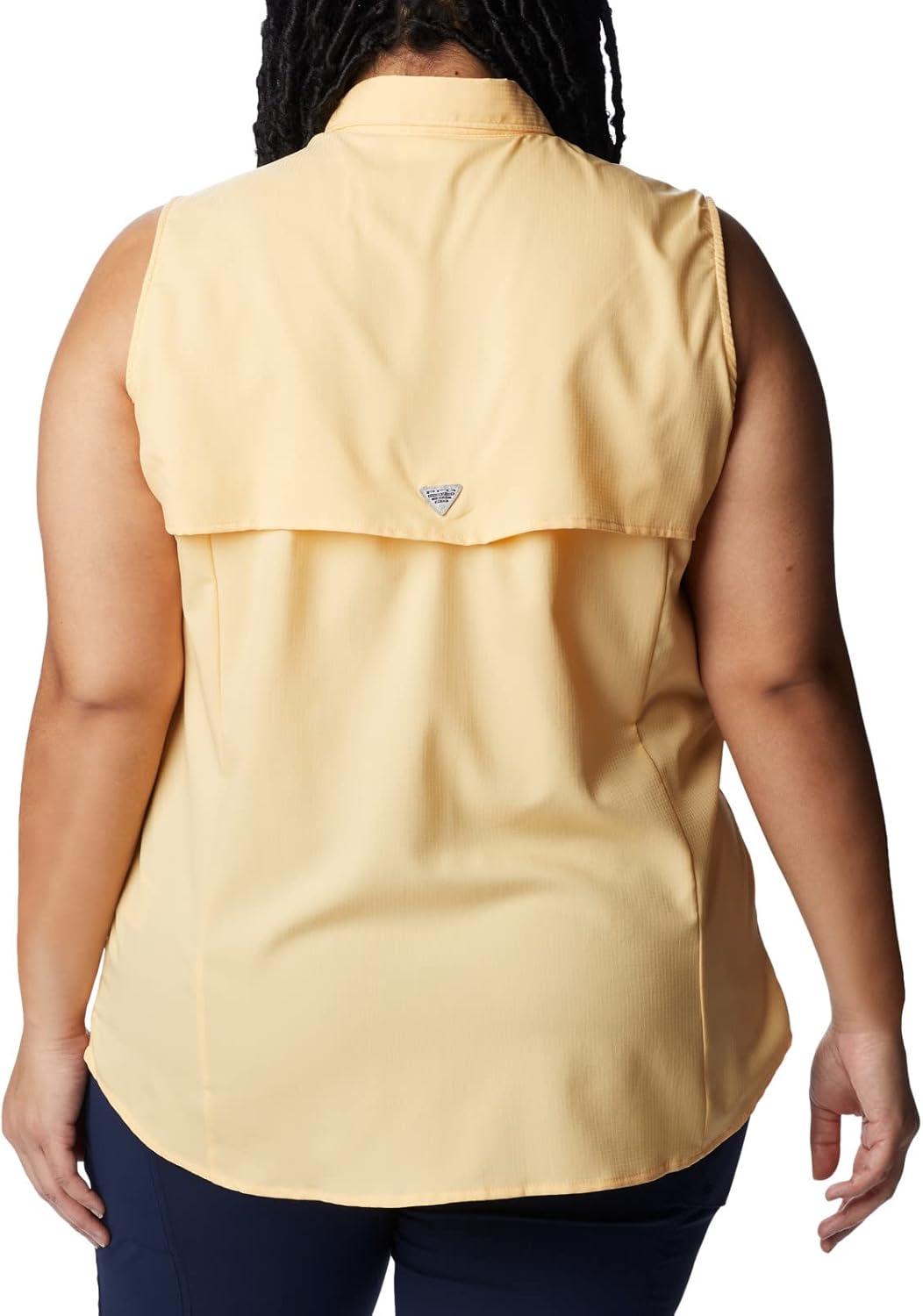 imageColumbia Womens PFG Tamiami Sleeveless ShirtCocoa Butter