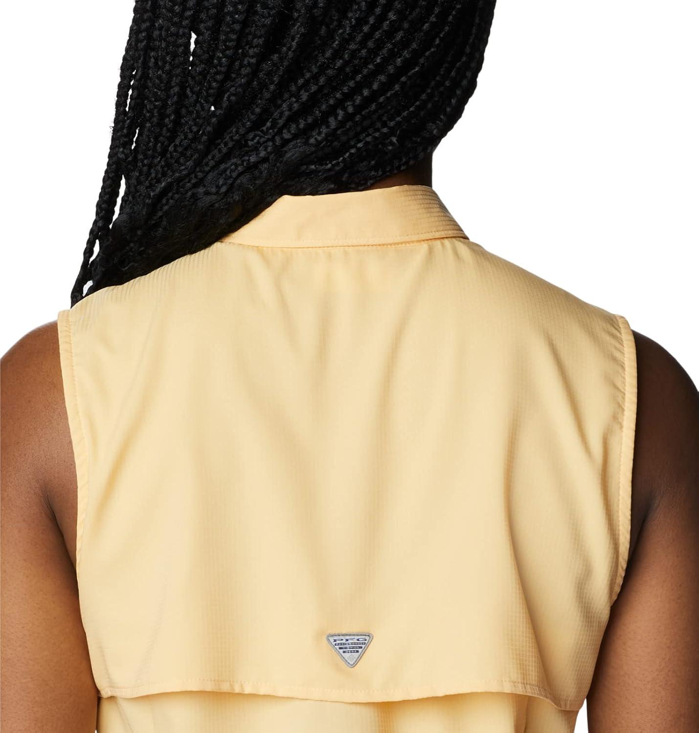 imageColumbia Womens PFG Tamiami Sleeveless ShirtCocoa Butter