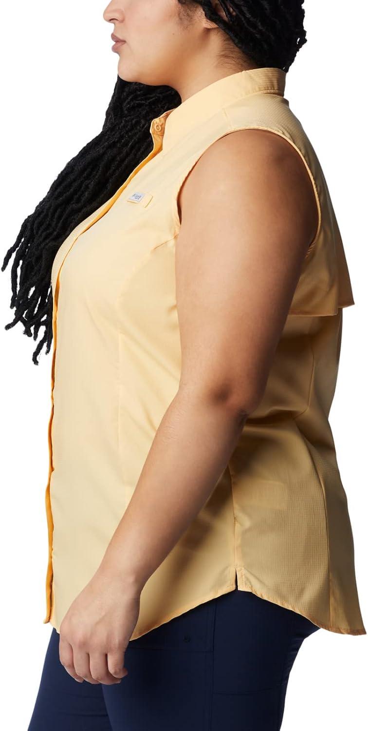 imageColumbia Womens PFG Tamiami Sleeveless ShirtCocoa Butter