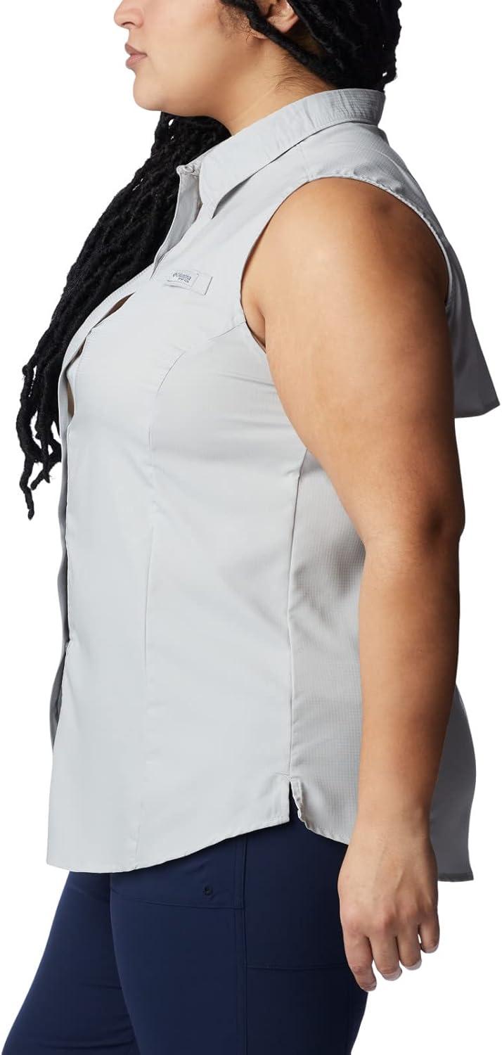 imageColumbia Womens PFG Tamiami Sleeveless ShirtCool Grey