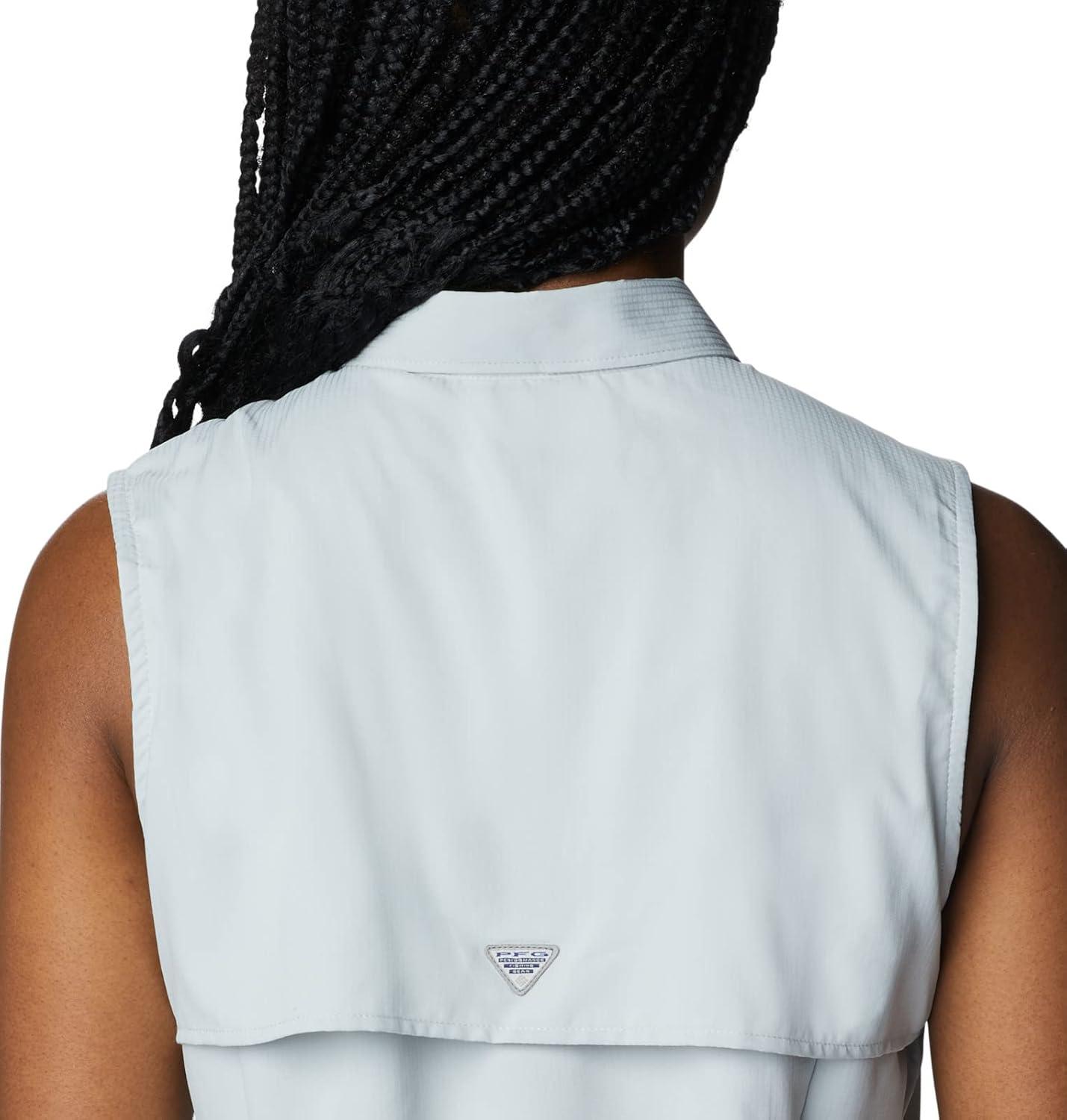 imageColumbia Womens PFG Tamiami Sleeveless ShirtCool Grey