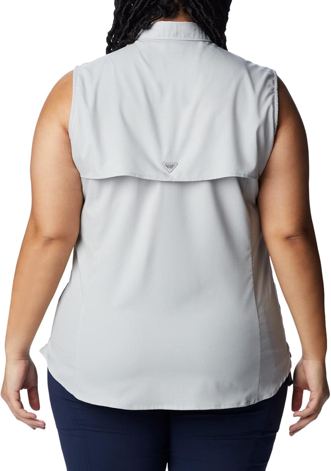 imageColumbia Womens PFG Tamiami Sleeveless ShirtCool Grey