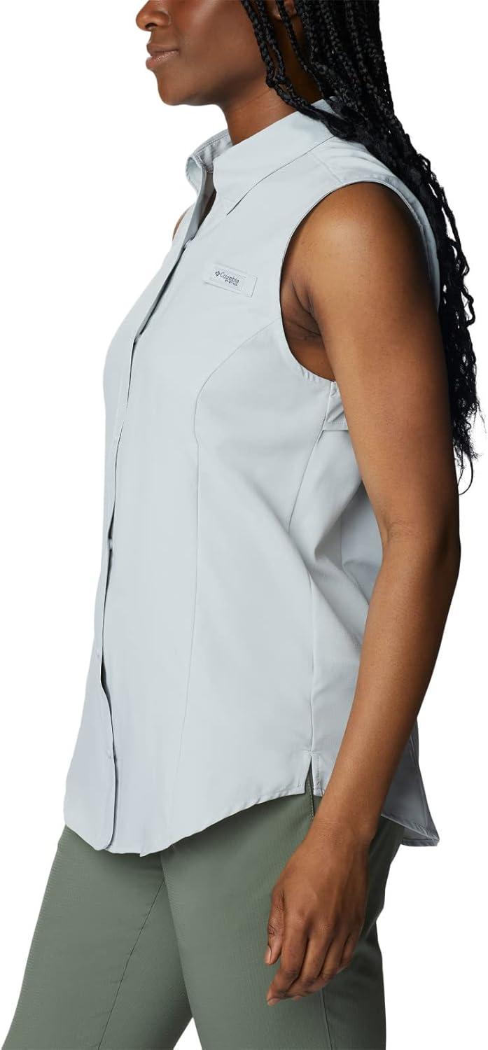 imageColumbia Womens PFG Tamiami Sleeveless ShirtCool Grey