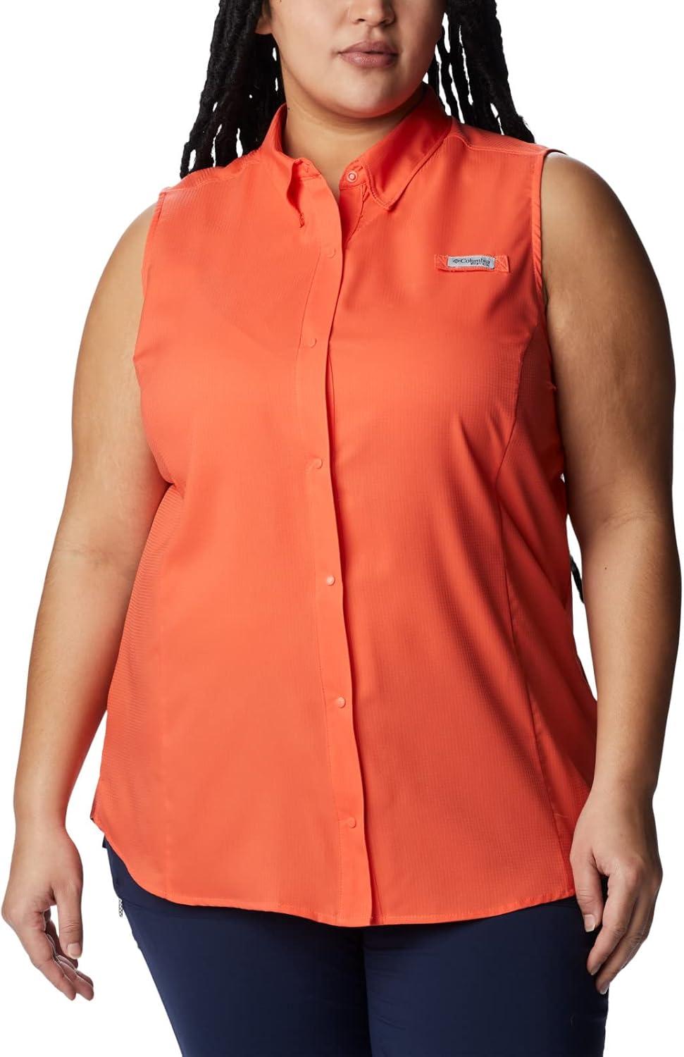imageColumbia Womens PFG Tamiami Sleeveless ShirtCorange