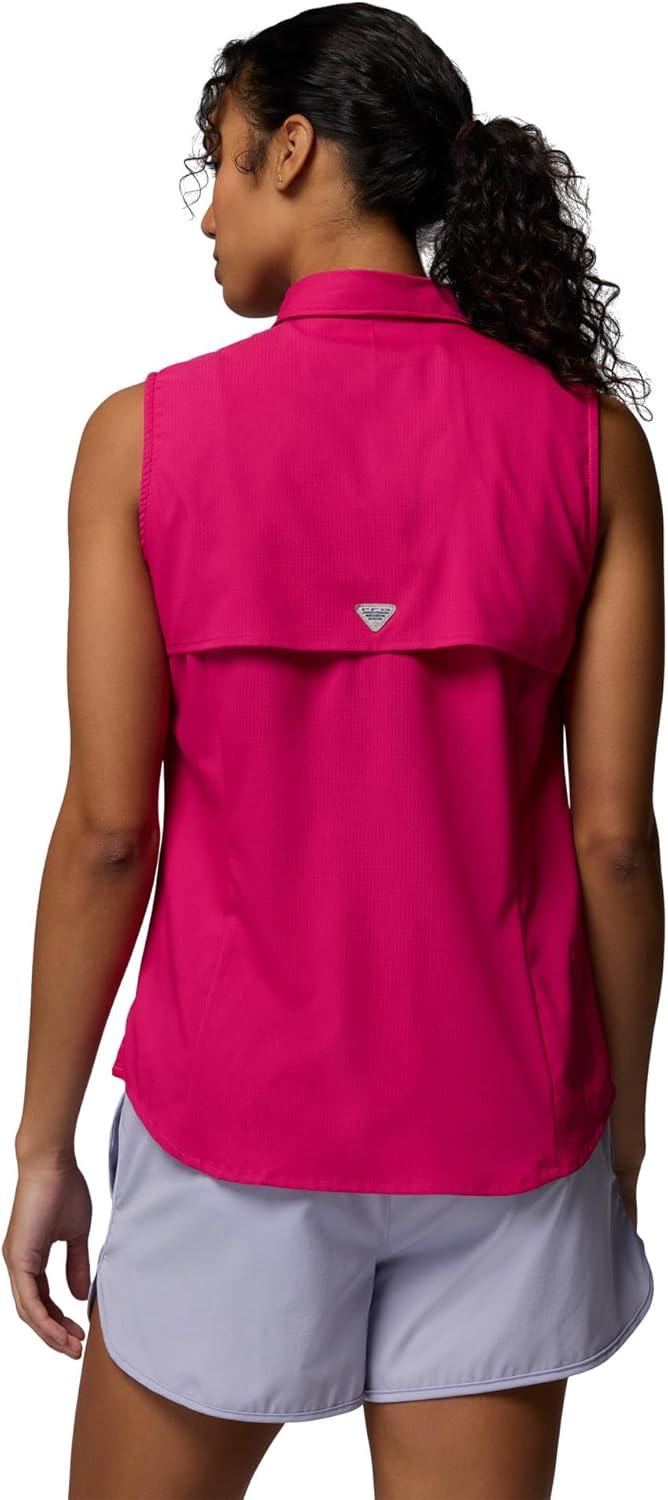 imageColumbia Womens PFG Tamiami Sleeveless ShirtGuava Pink