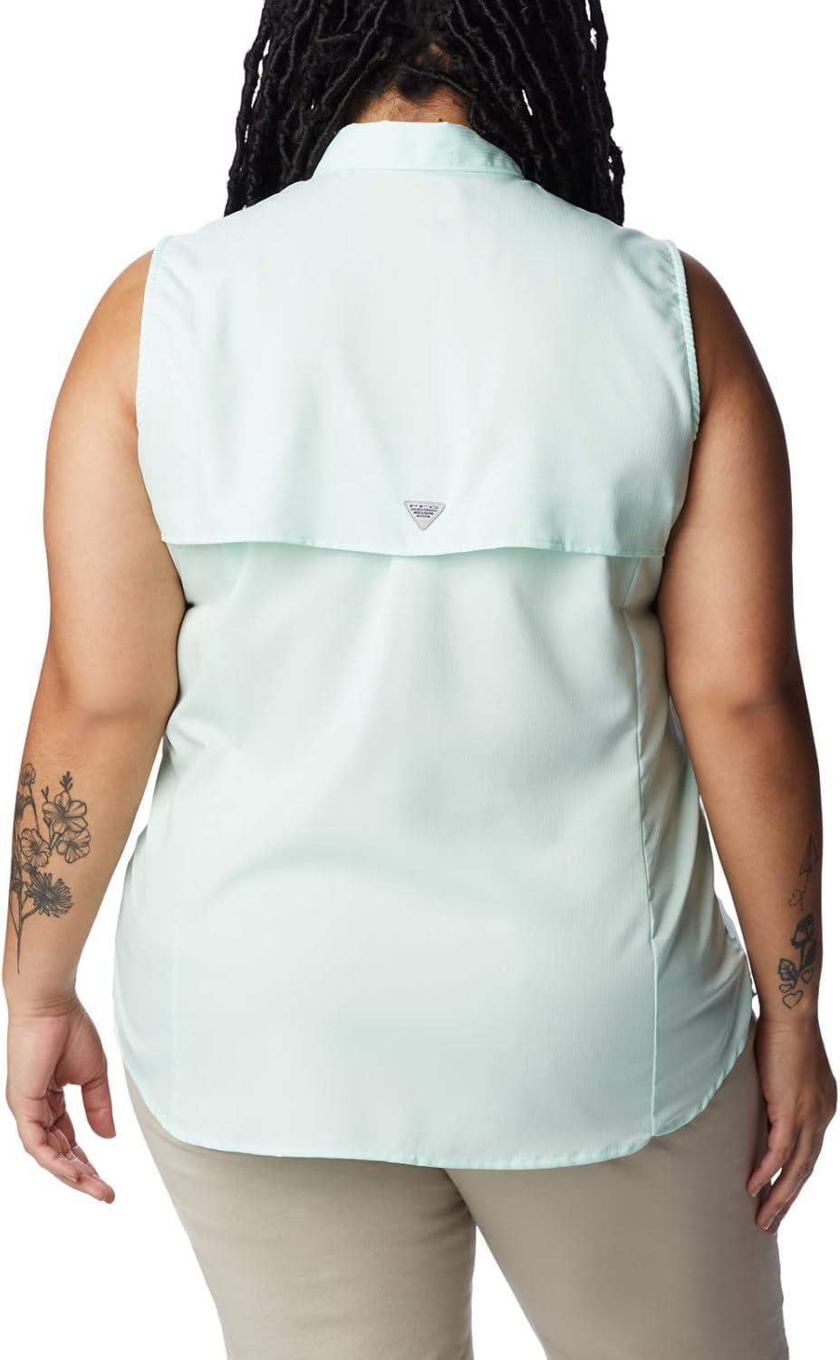 imageColumbia Womens PFG Tamiami Sleeveless ShirtGullfoss Green