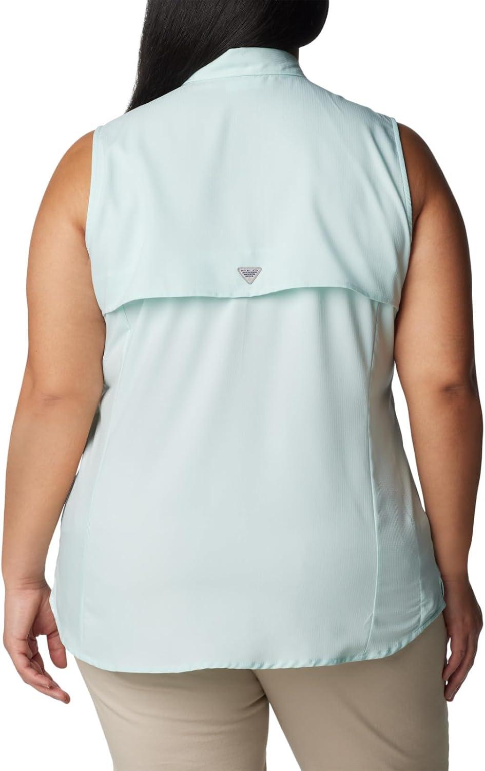 imageColumbia Womens PFG Tamiami Sleeveless ShirtIcy Morn