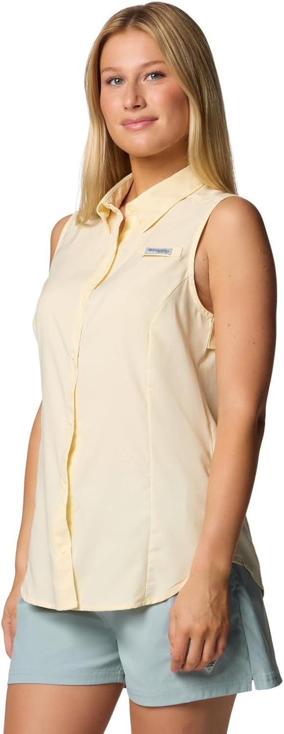 imageColumbia Womens PFG Tamiami Sleeveless ShirtLemon Wash