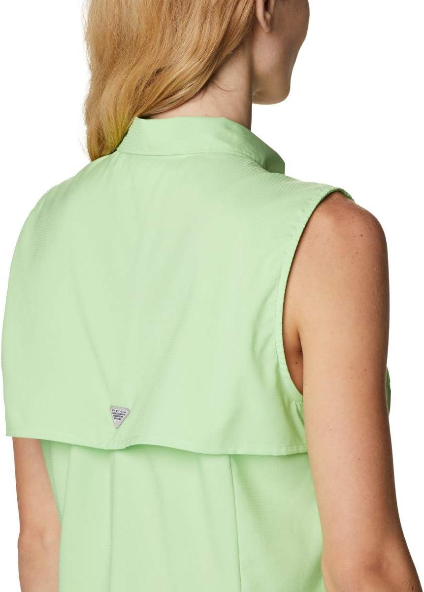 imageColumbia Womens PFG Tamiami Sleeveless ShirtLime Glow