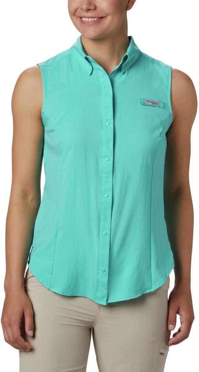 imageColumbia Womens PFG Tamiami Sleeveless ShirtLime Glow