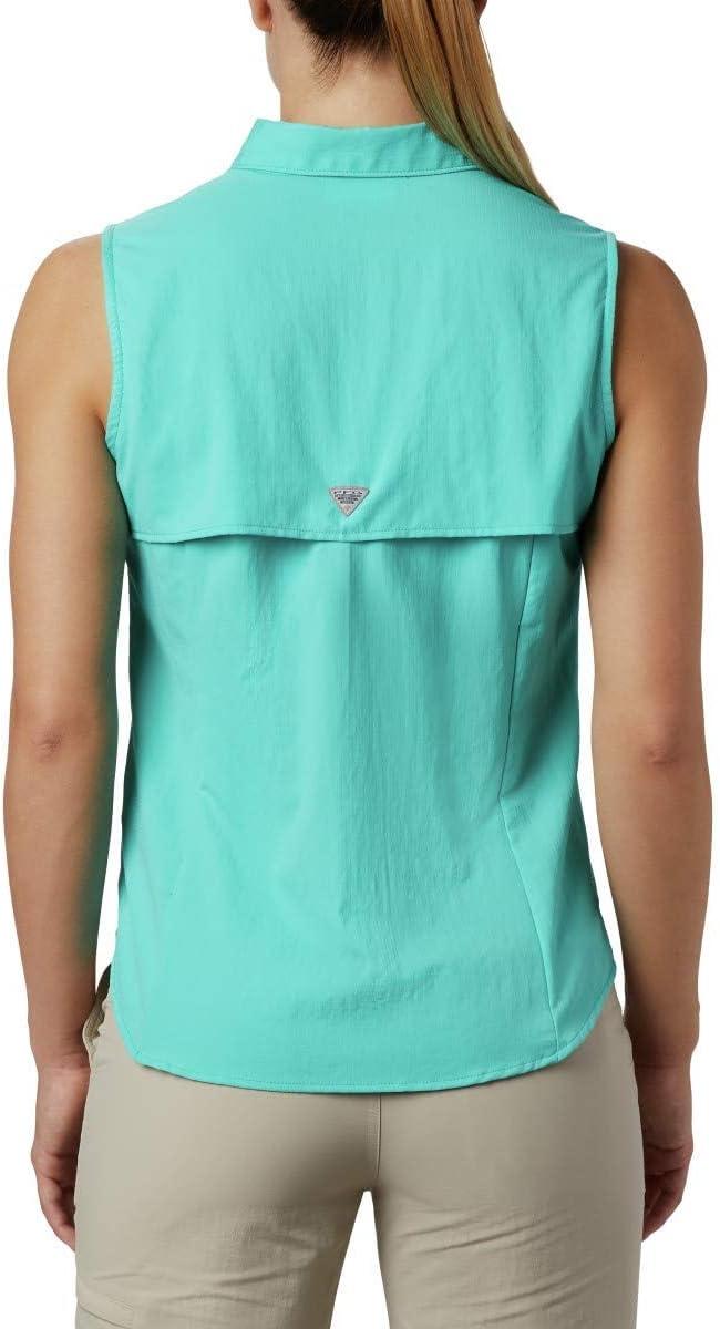 imageColumbia Womens PFG Tamiami Sleeveless ShirtLime Glow