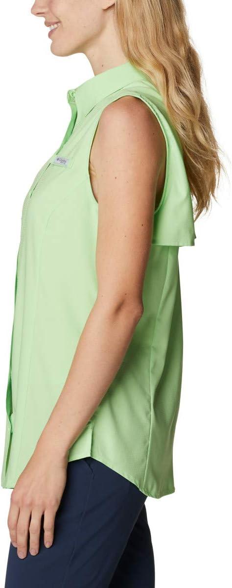 imageColumbia Womens PFG Tamiami Sleeveless ShirtLime Glow