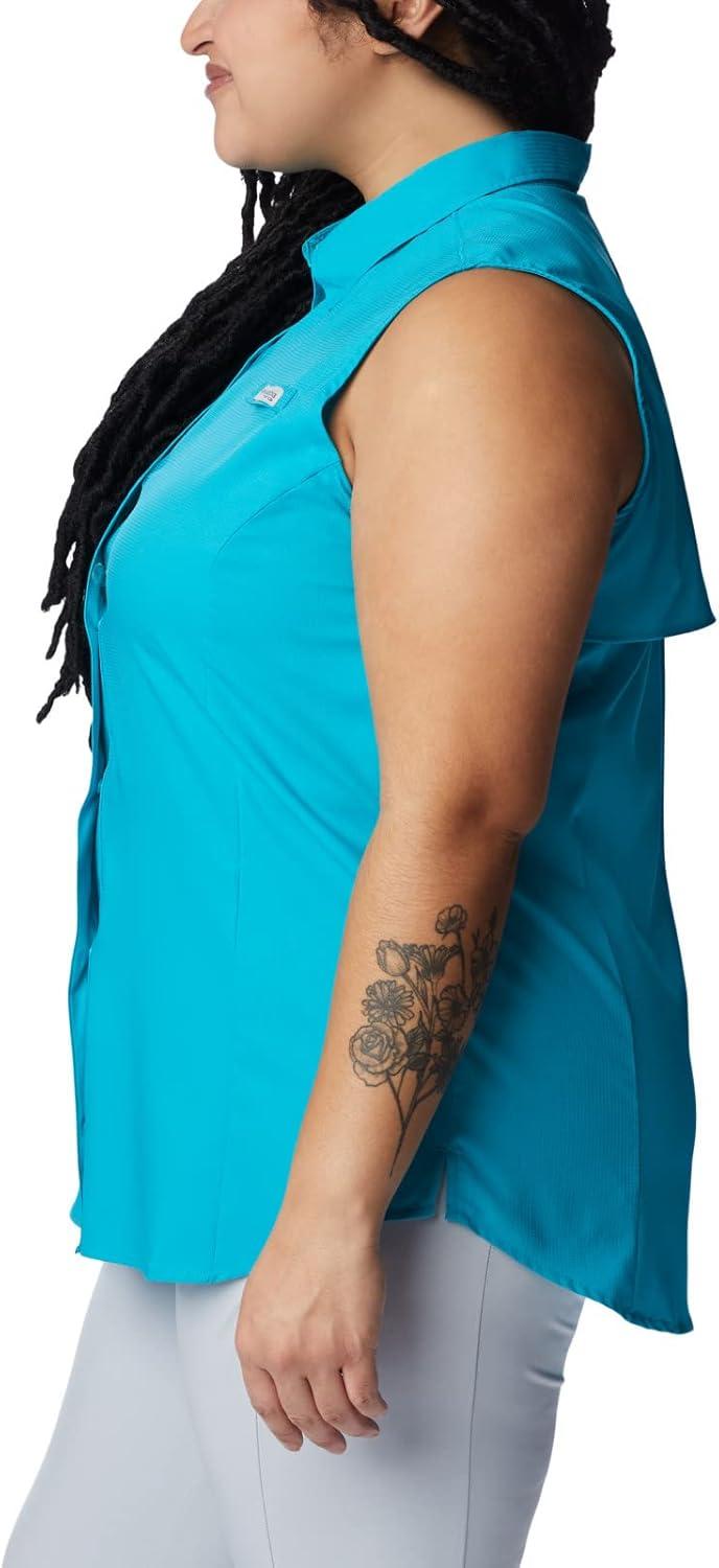 imageColumbia Womens PFG Tamiami Sleeveless ShirtOcean Teal