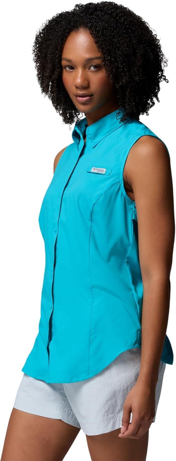 imageColumbia Womens PFG Tamiami Sleeveless ShirtOcean Teal