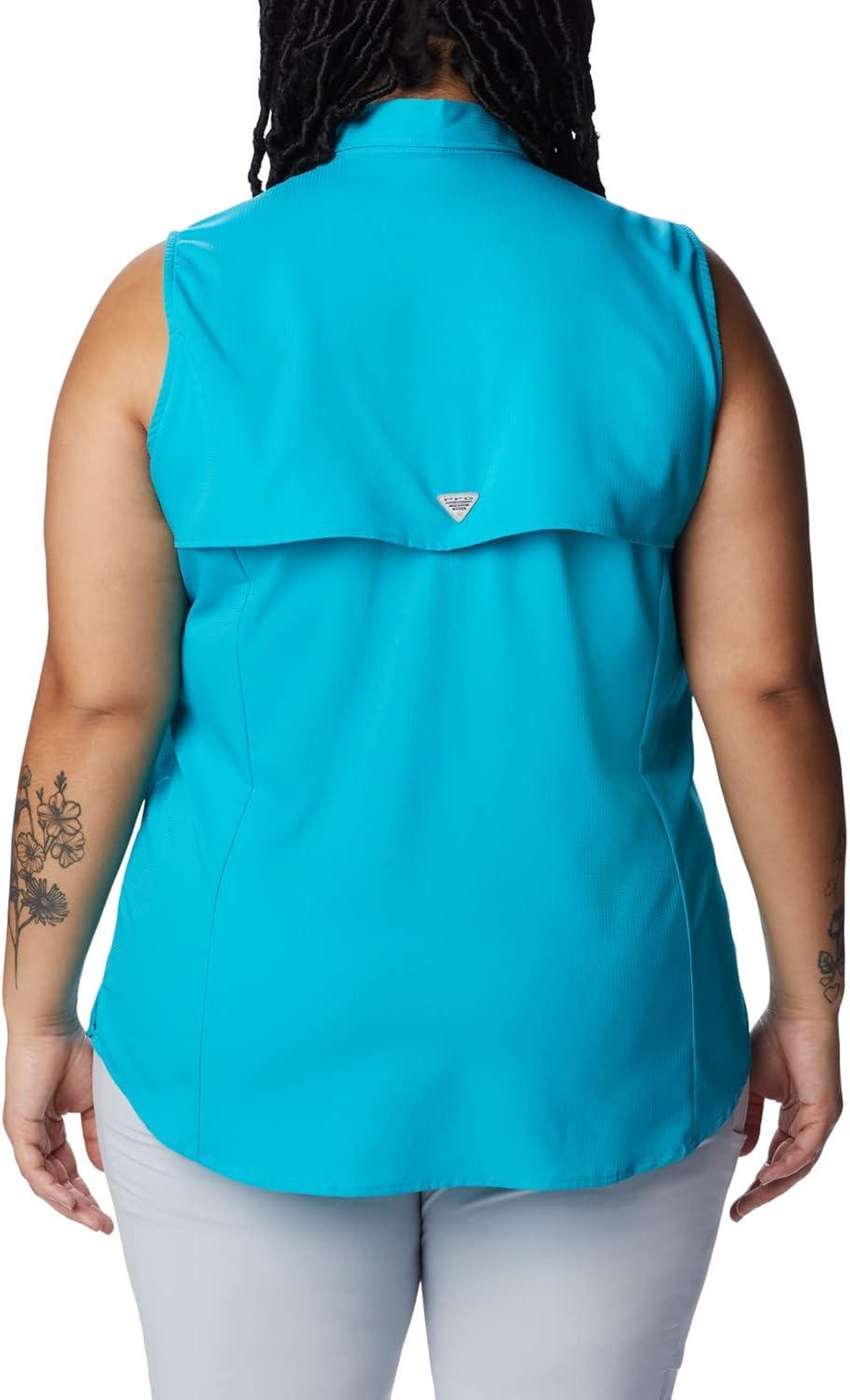 imageColumbia Womens PFG Tamiami Sleeveless ShirtOcean Teal