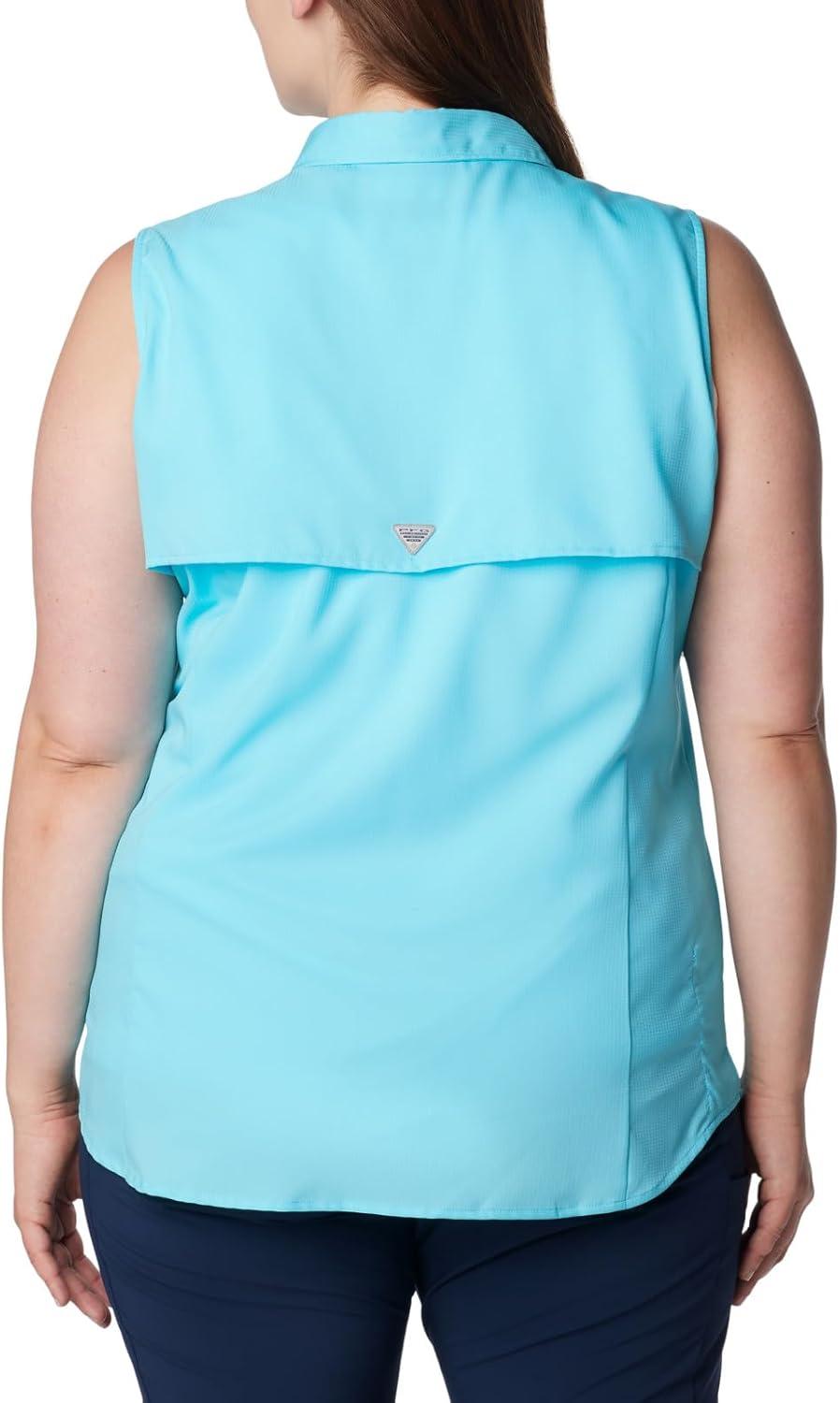 imageColumbia Womens PFG Tamiami Sleeveless ShirtOpal Blue