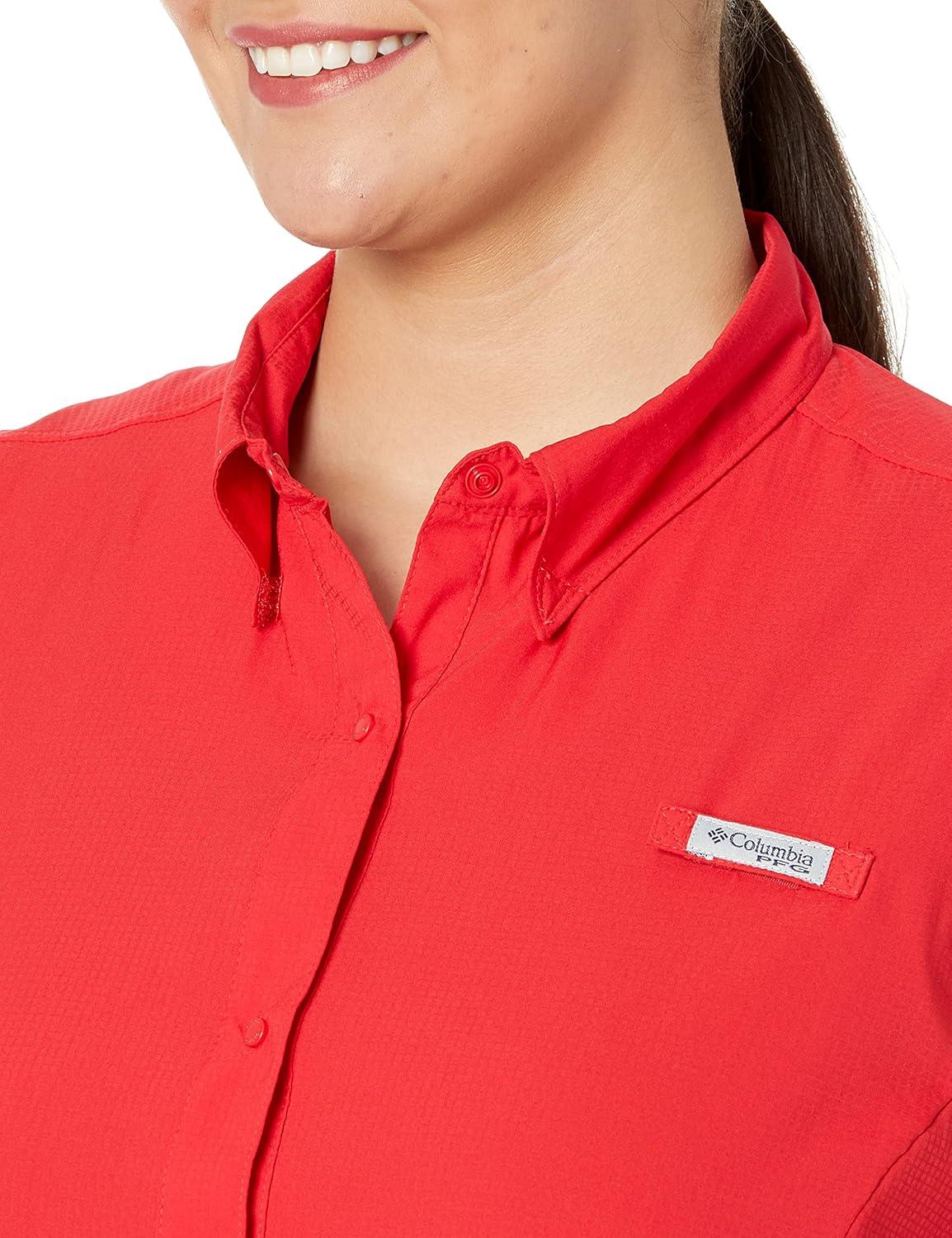 imageColumbia Womens PFG Tamiami Sleeveless ShirtRed