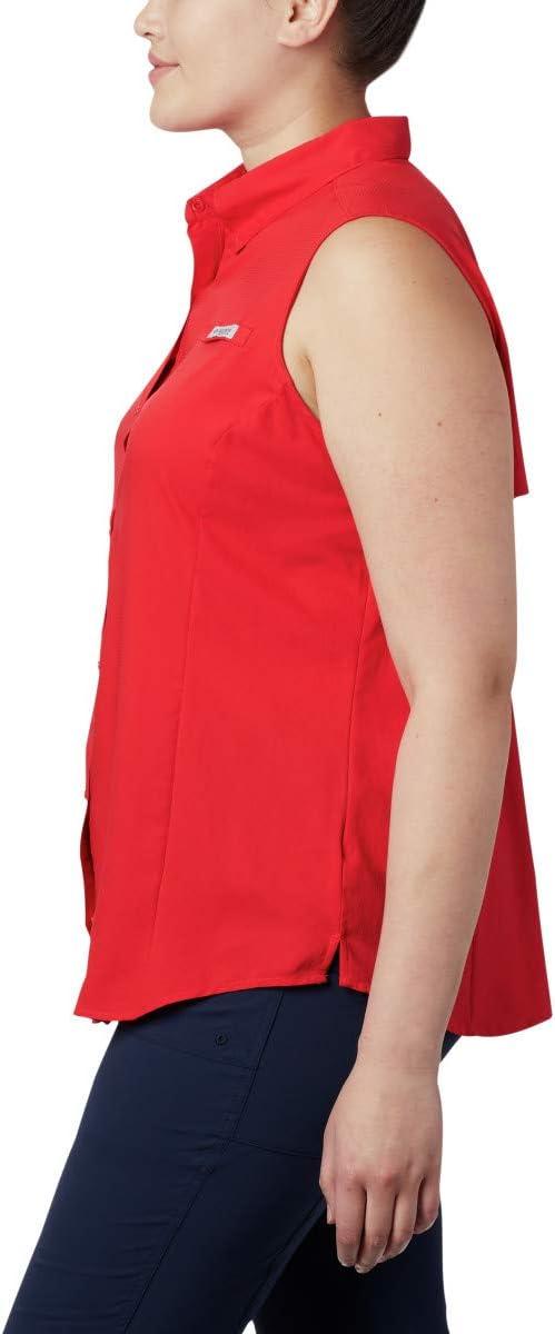 imageColumbia Womens PFG Tamiami Sleeveless ShirtRed