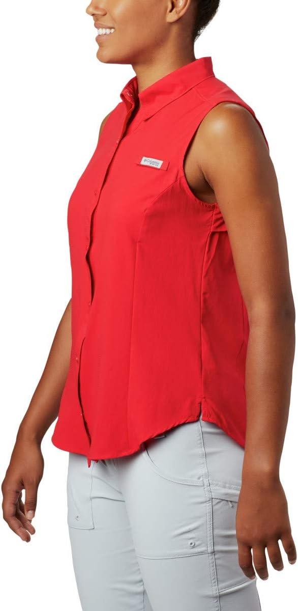 imageColumbia Womens PFG Tamiami Sleeveless ShirtRed