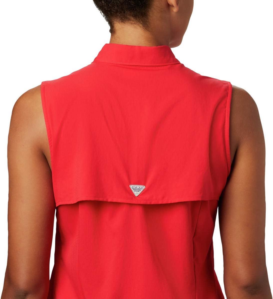 imageColumbia Womens PFG Tamiami Sleeveless ShirtRed