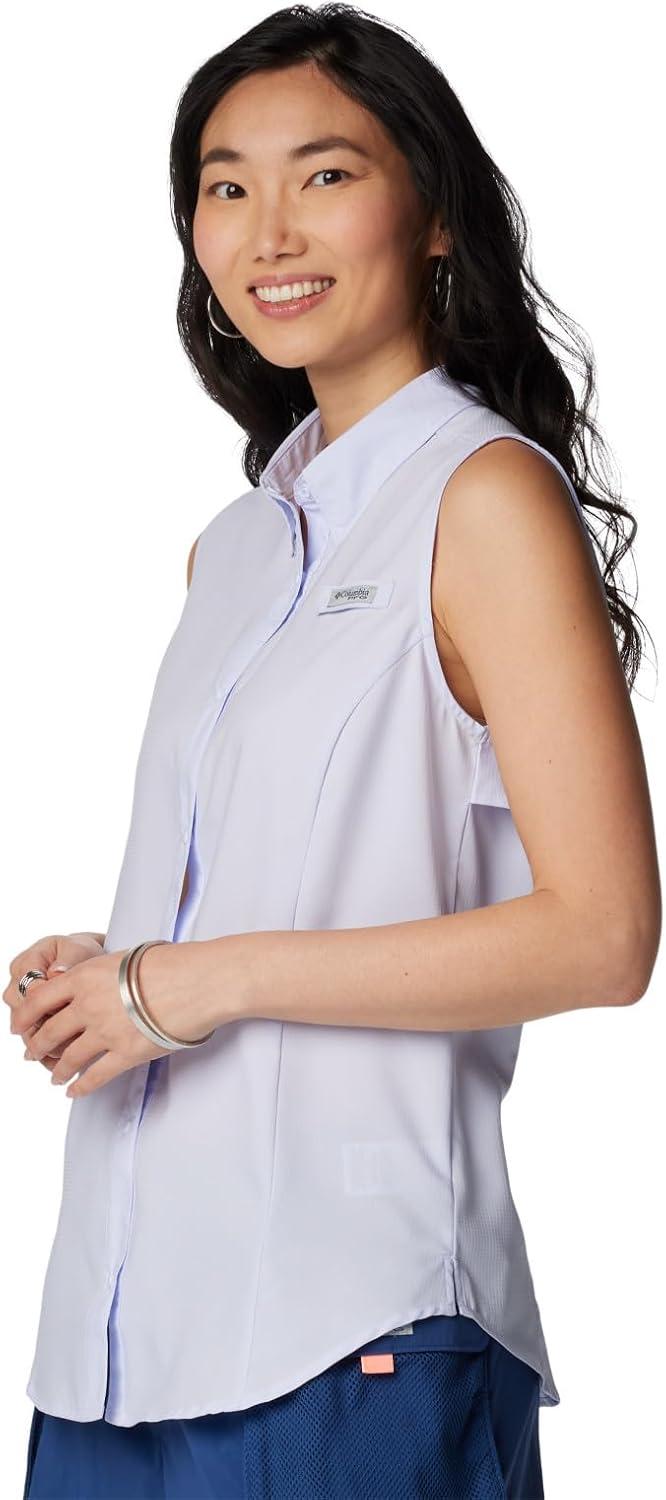 imageColumbia Womens PFG Tamiami Sleeveless ShirtSnowdrift