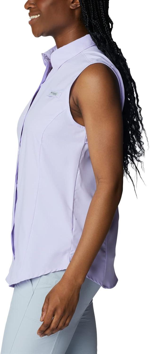 imageColumbia Womens PFG Tamiami Sleeveless ShirtSoft Violet