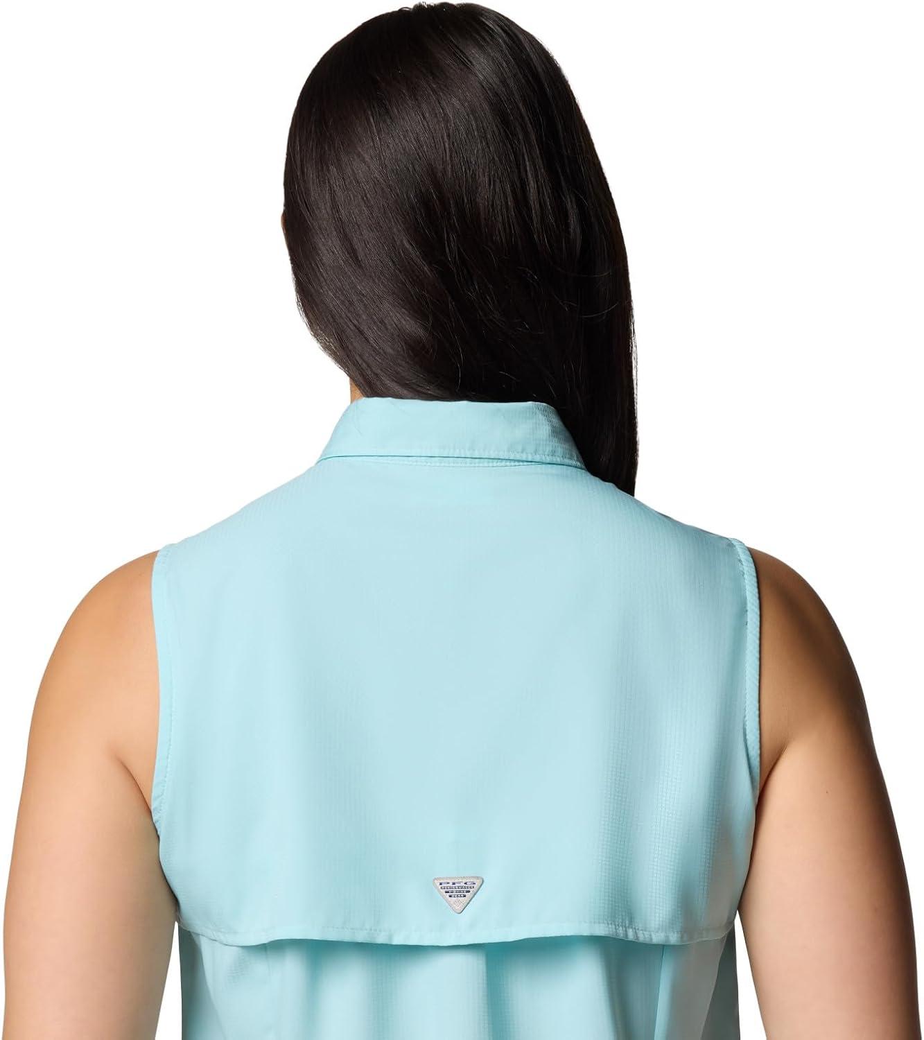 imageColumbia Womens PFG Tamiami Sleeveless ShirtSpray