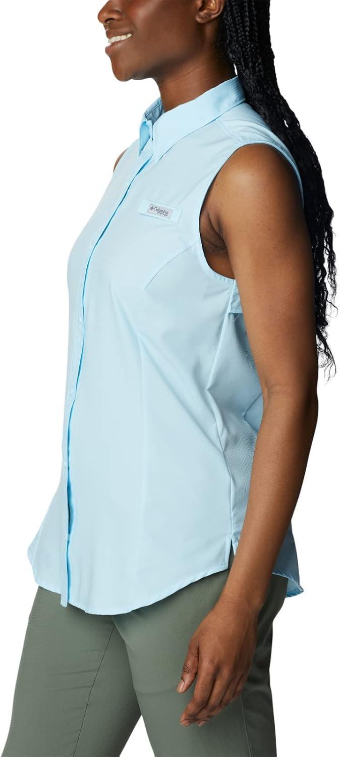 imageColumbia Womens PFG Tamiami Sleeveless ShirtSpring Blue