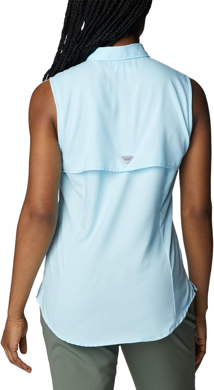 imageColumbia Womens PFG Tamiami Sleeveless ShirtSpring Blue