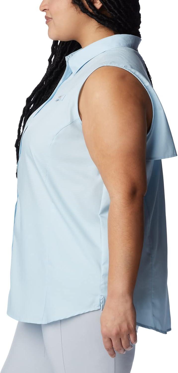 imageColumbia Womens PFG Tamiami Sleeveless ShirtSpring Blue