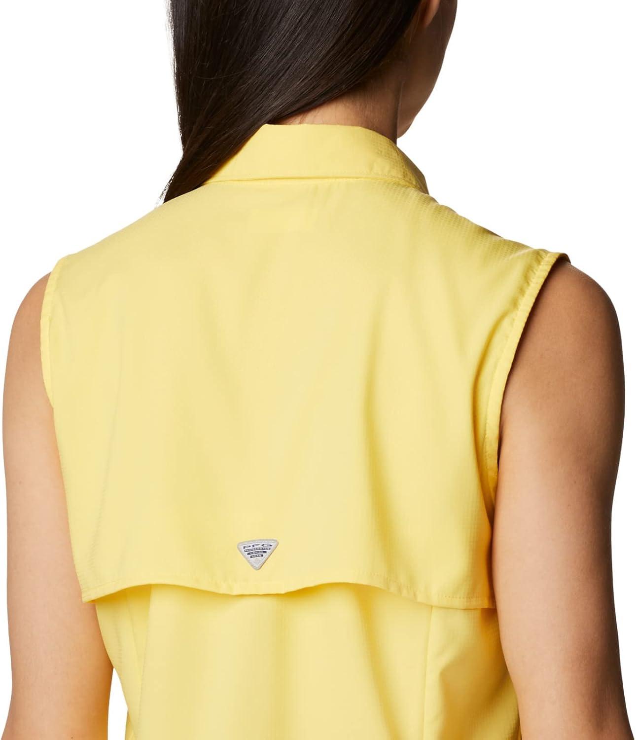imageColumbia Womens PFG Tamiami Sleeveless ShirtSun Glow
