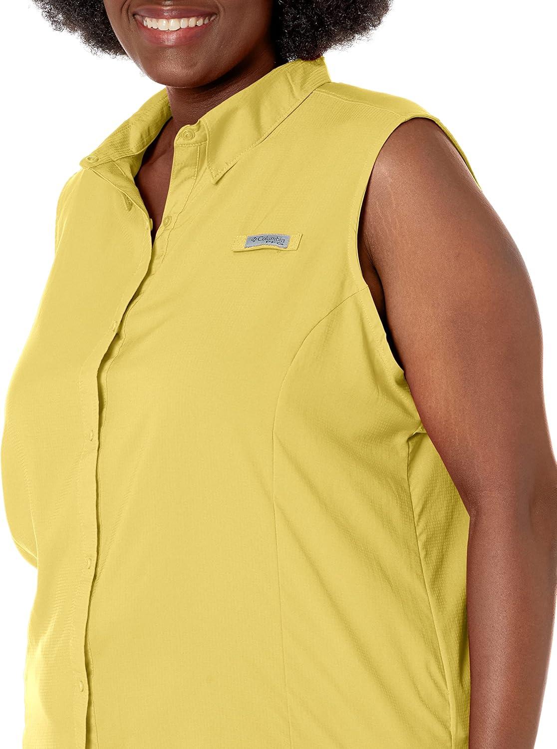 imageColumbia Womens PFG Tamiami Sleeveless ShirtSun Glow